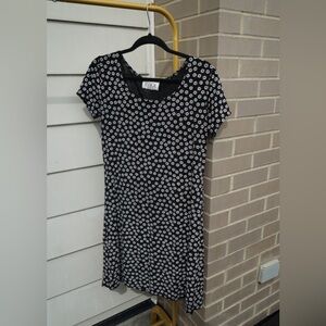 Vintage Jessica black and white floral dress